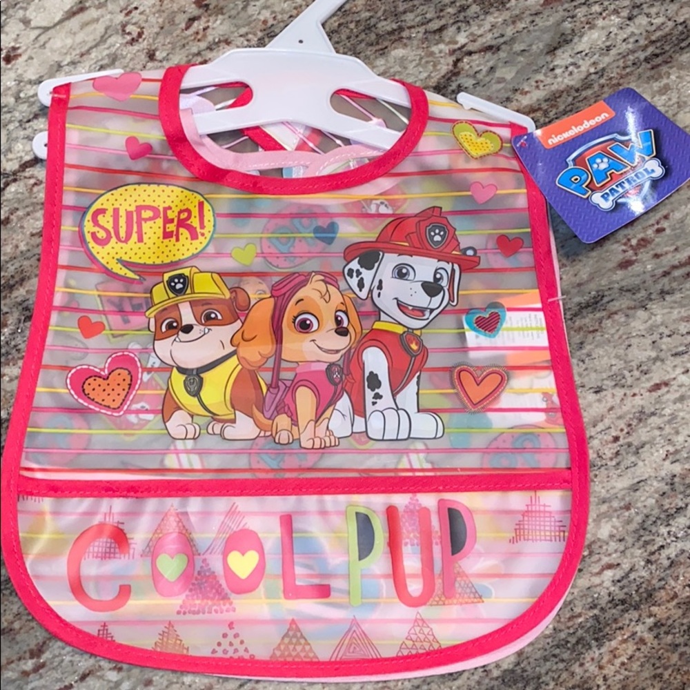 NWT❗️Nickelodeon Paw Patrol Bibs